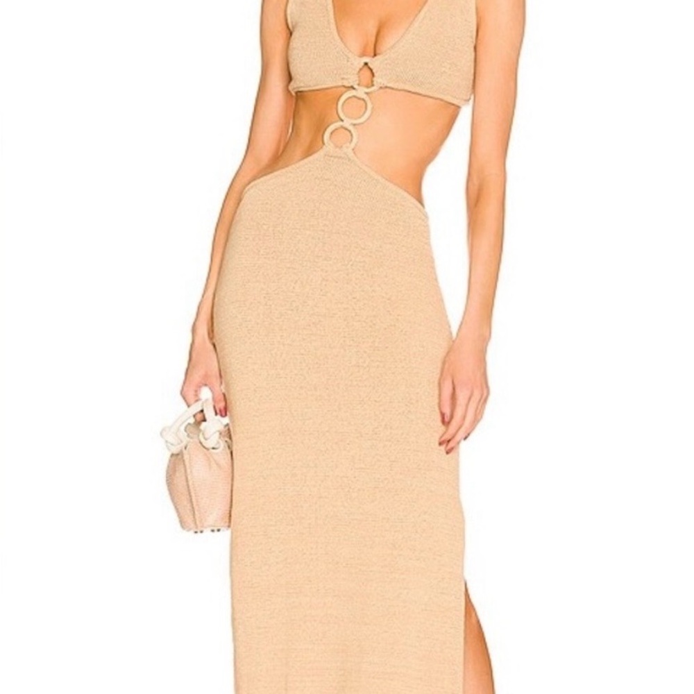 NWT Cult Gaia Mert Knit Dress / Sand - S